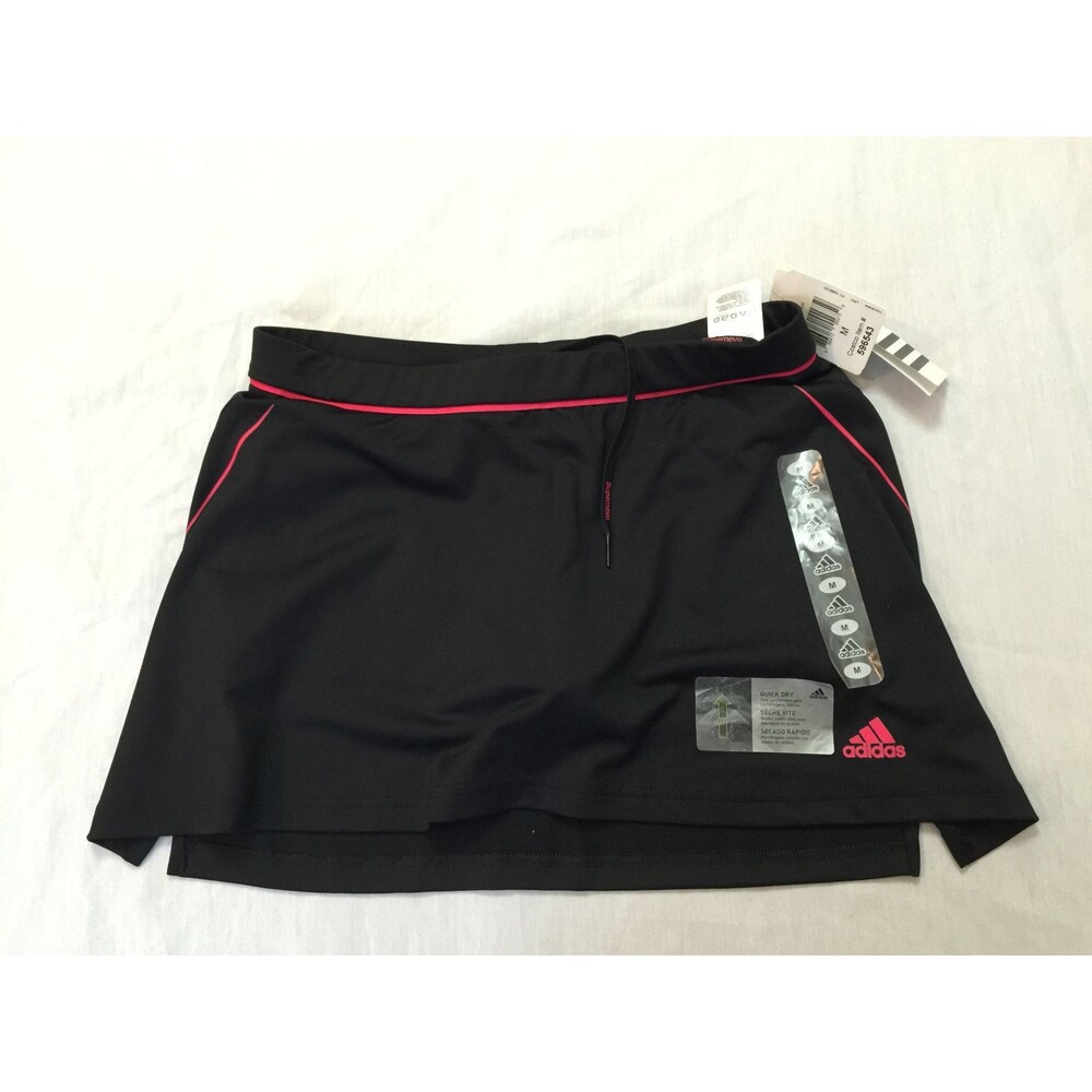 NWT ADIDAS ATHLETIC WOMENS SKIRT SKORT WITH BUILT SHORTS SIZE M
